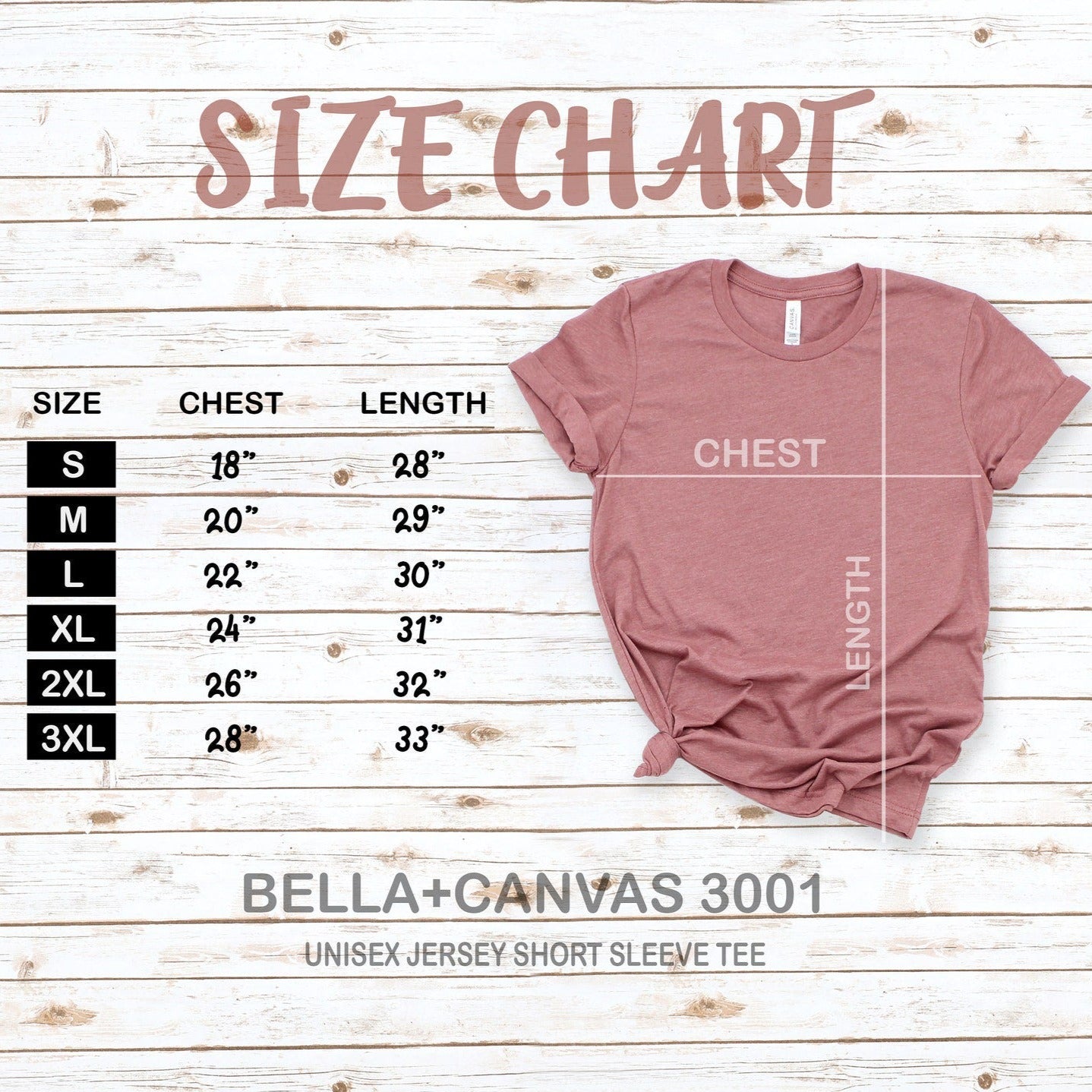 bellacanvas3001sizechartNOXS_538312f6-4223-46d0-8022-374513aa9cf0 Wound Scare Team T-Shirt - Image 10