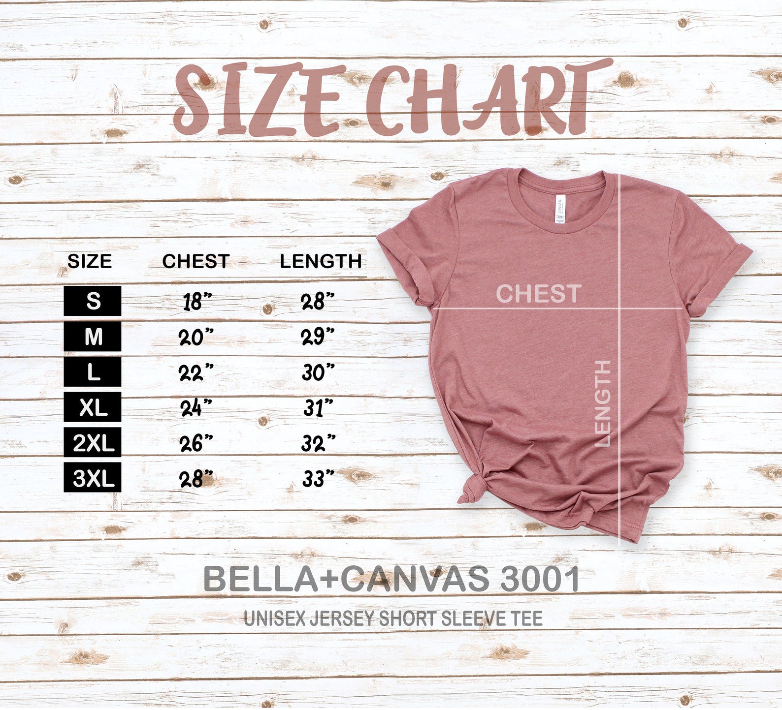 bellacanvas3001sizechartNOXS_ba74ab81-e4e3-42ba-be9b-517946db2025 She's a 10 but a Night Shift Nurse T-Shirt - Image 10