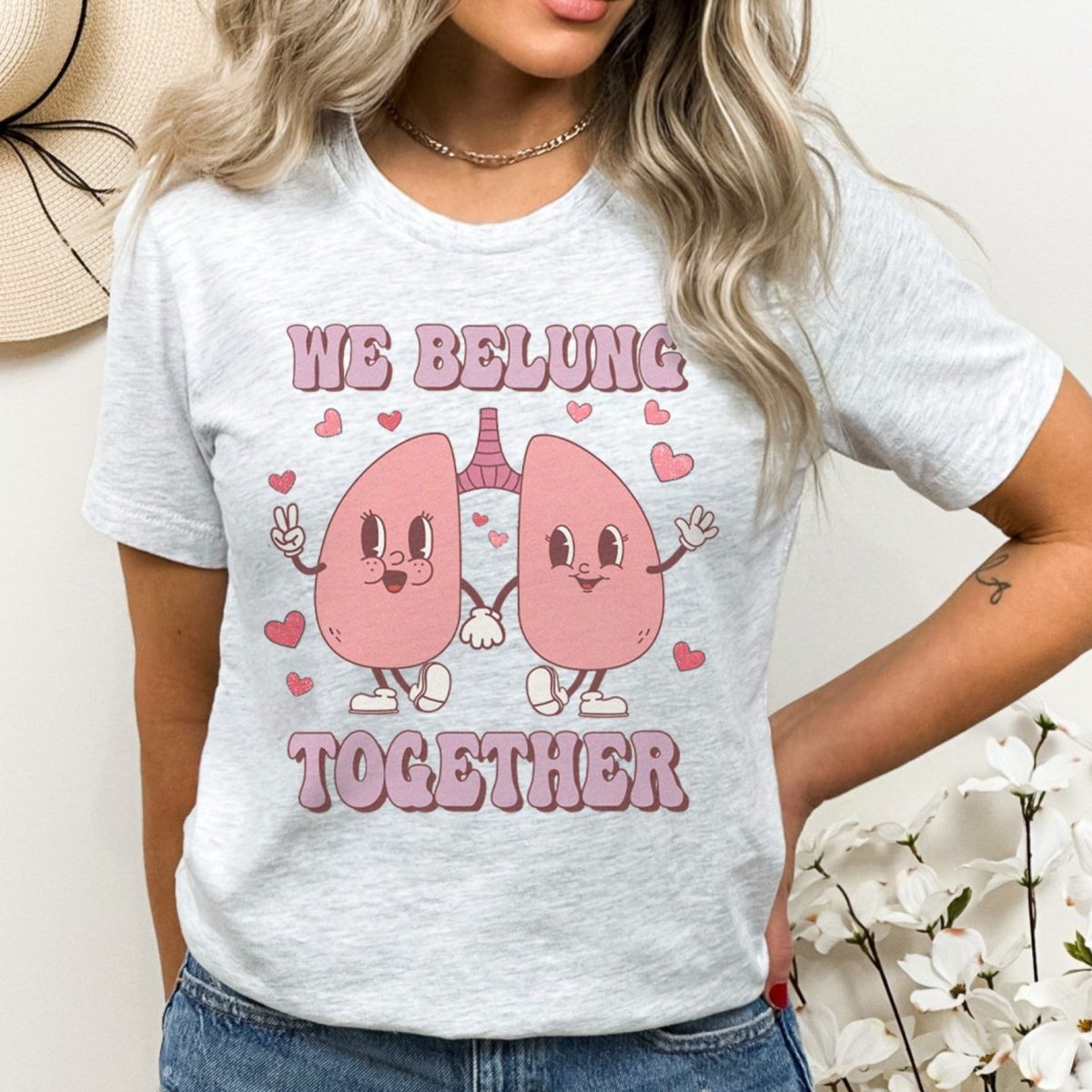 Retro We Belung Together T-Shirt - Image 4