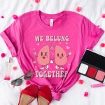 Retro We Belung Together T-Shirt - Image 6