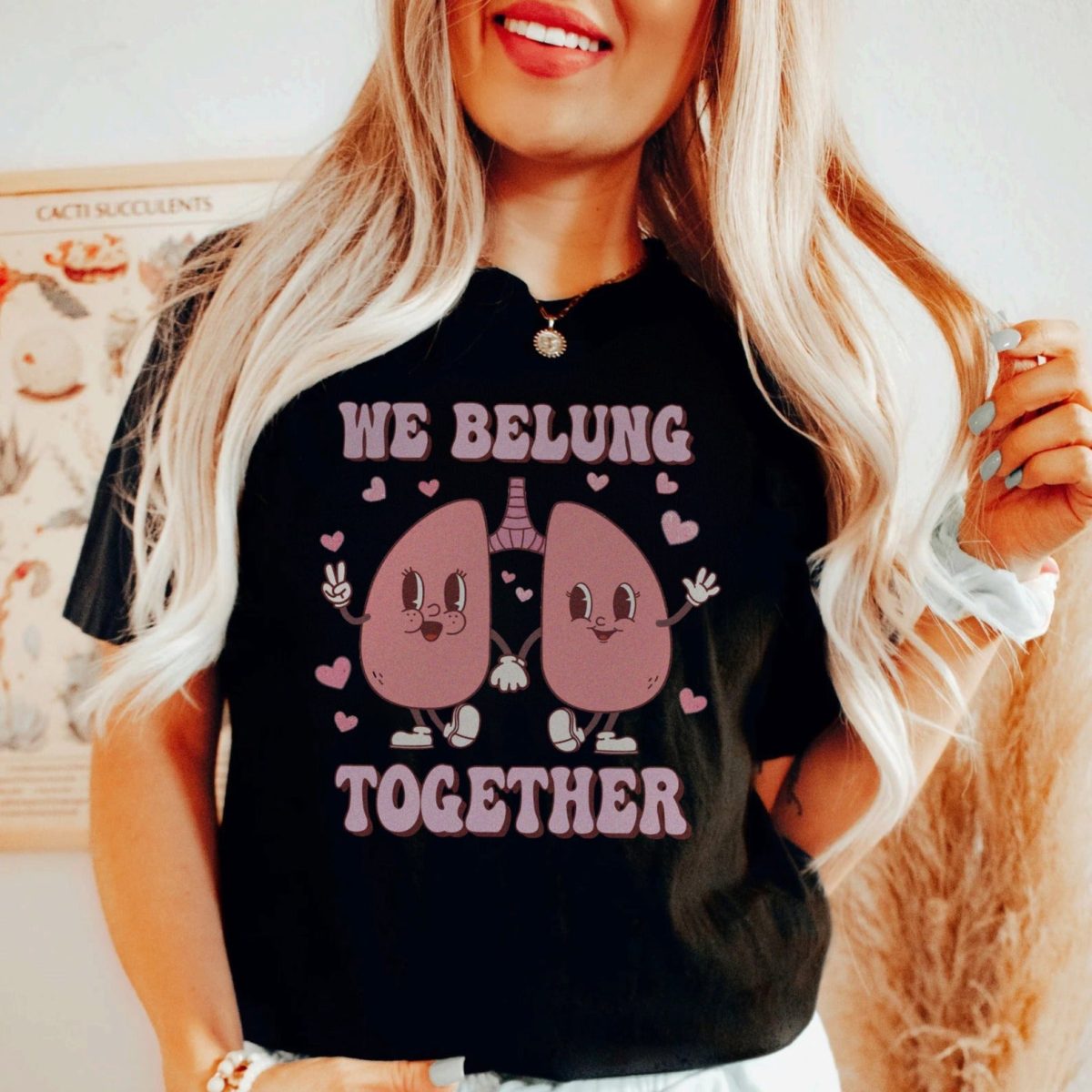 Retro We Belung Together T-Shirt - Image 5