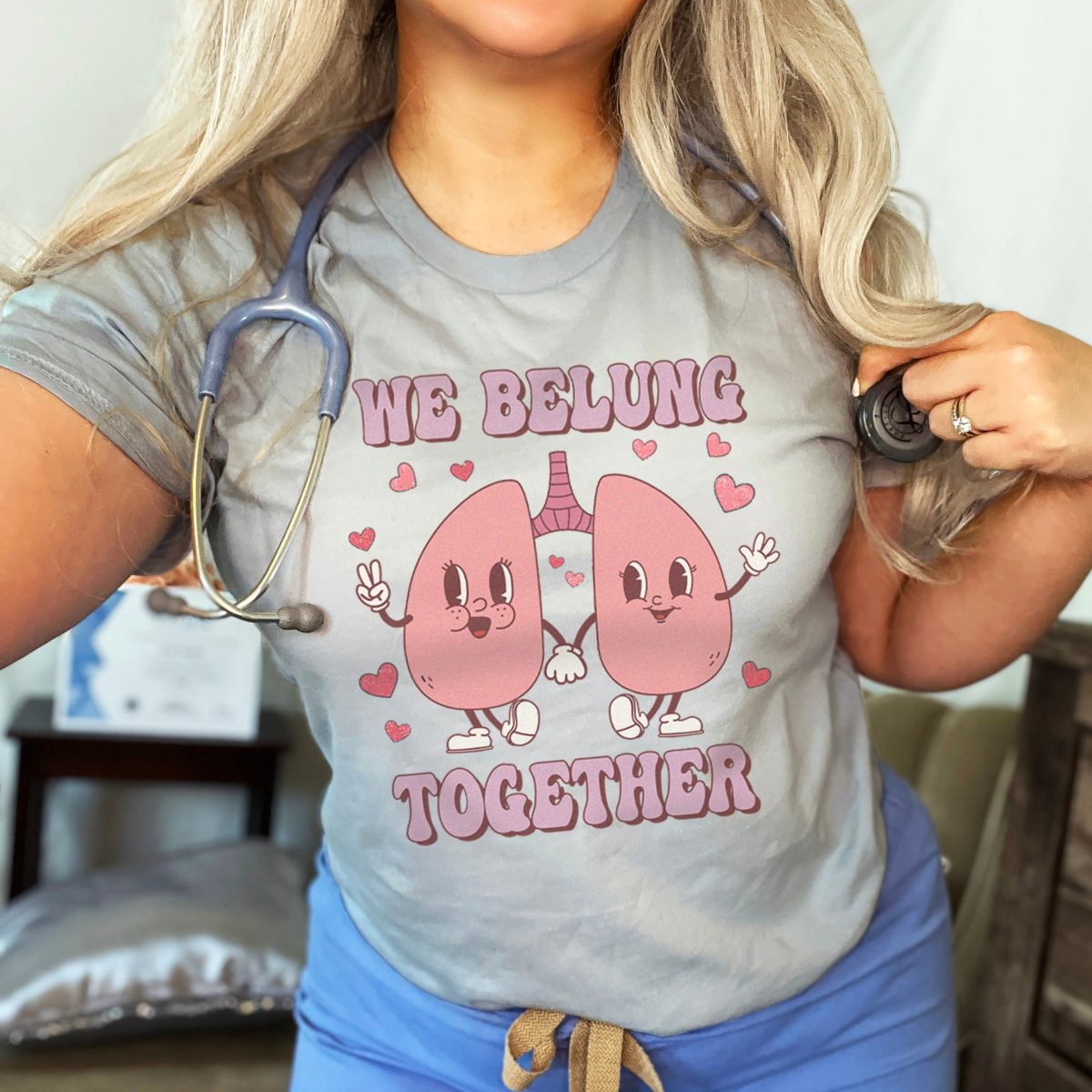 Retro We Belung Together T-Shirt - Image 7