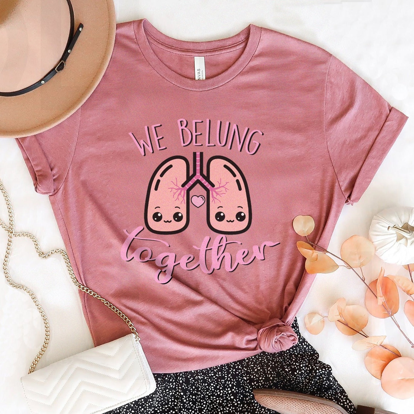 belungtogethermauve We Belung Together T-shirt - Image 5
