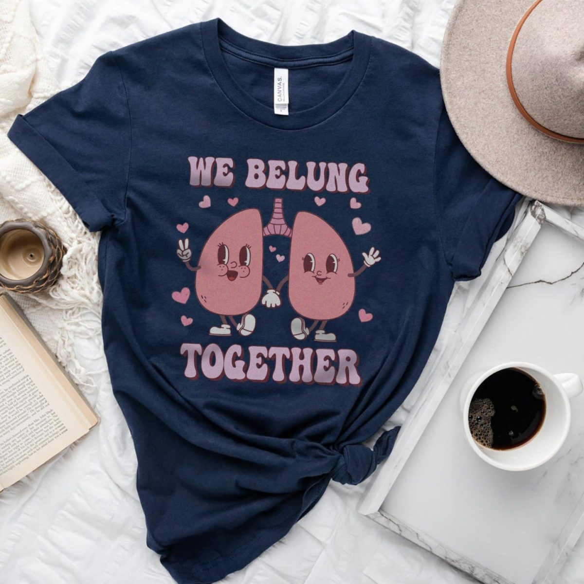 Retro We Belung Together T-Shirt - Image 8
