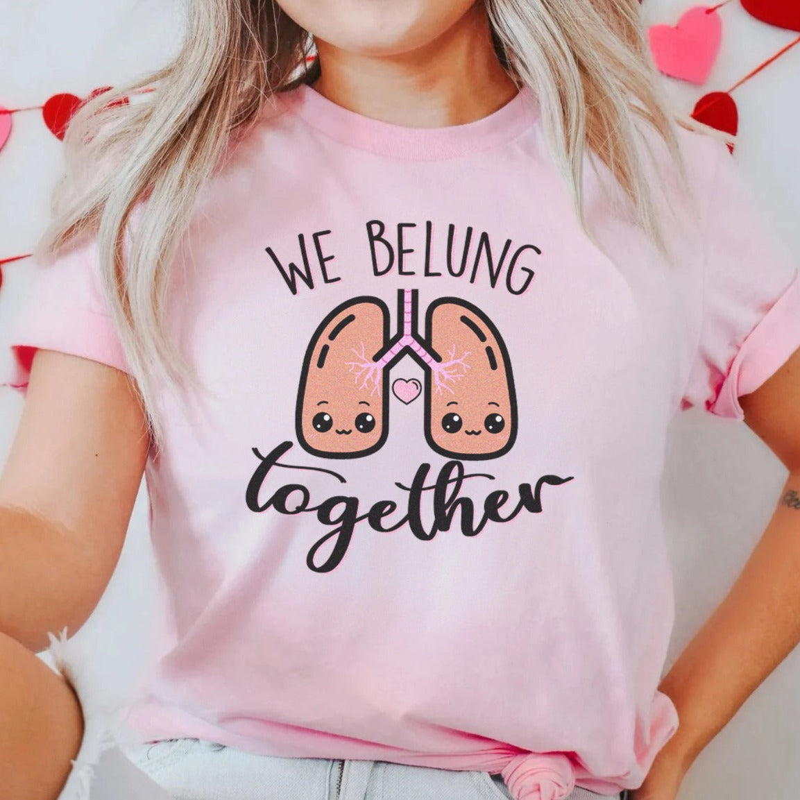belungtogetherpink We Belung Together T-shirt - Image 1