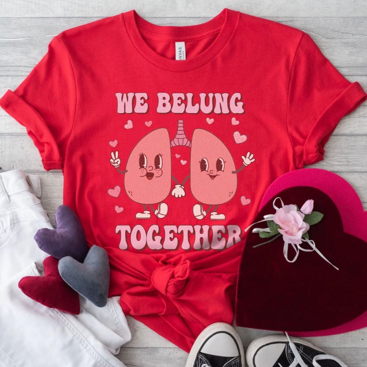 Retro We Belung Together T-Shirt - Image 2