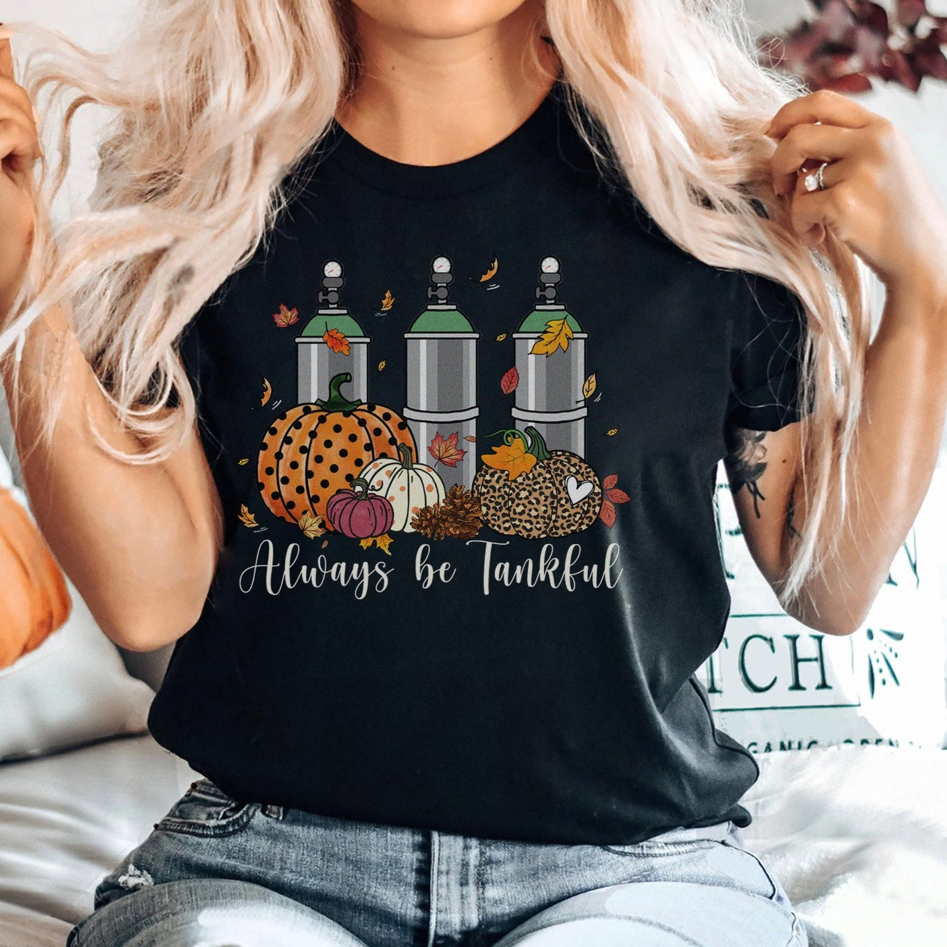 betankfulblack Always Be Tankful T-Shirt - Image 2