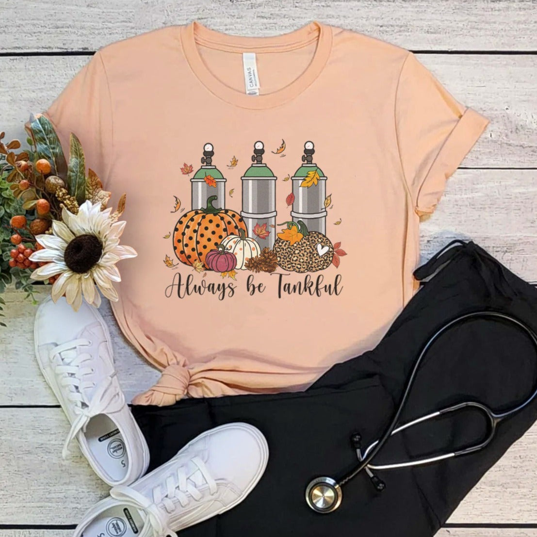 betankfulpeachcopy Always Be Tankful T-Shirt - Image 8
