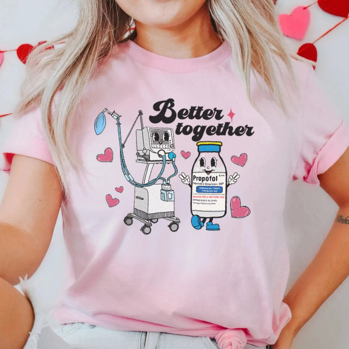 bettertogethericupink Better Together T-Shirt - Image 5