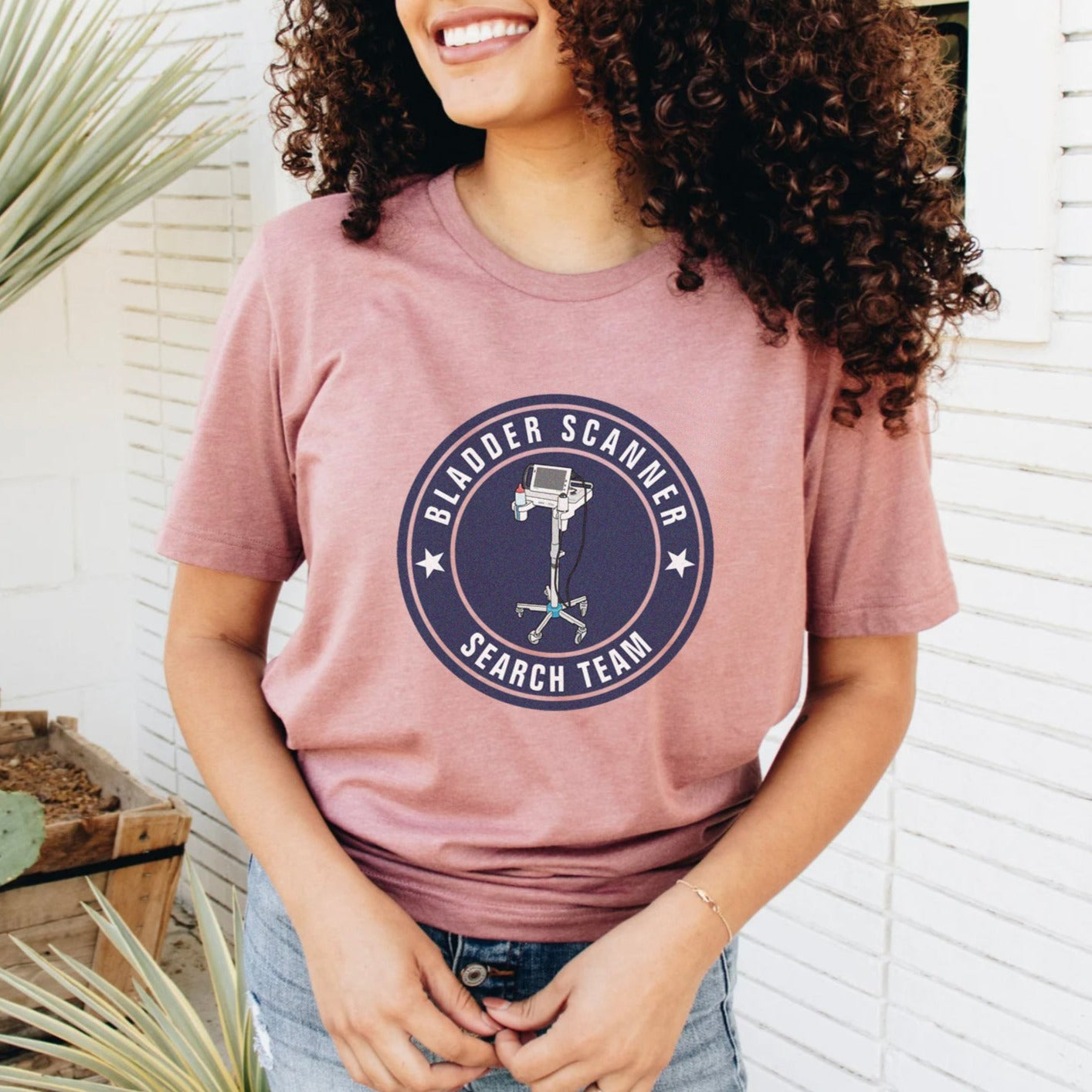 bladderscannermauve Bladder Scanner Search Team T-Shirt - Image 2