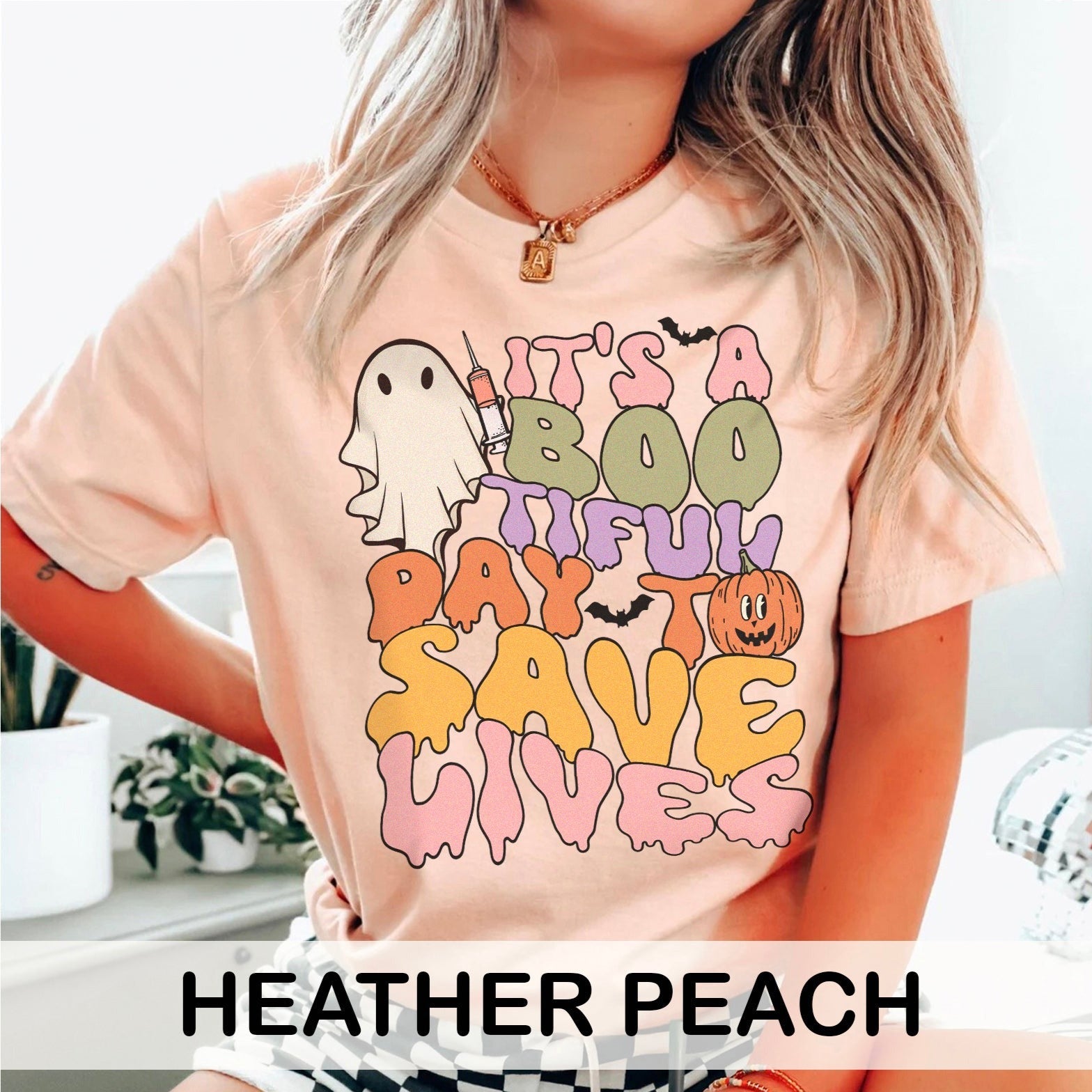 bootifuldaystosavelivescolors_7eb850cc-8ca8-41f7-a2a9-18e92d55a94a It's a Bootiful Day to Save Lives T-Shirt - Image 6