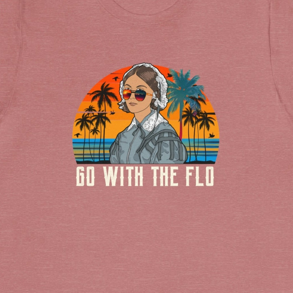 c7d52a8e643a1abae80856e8d442d8d7 Go with the Flo Sunset T-Shirt - Image 5