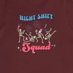 Night Shift July 4th Skeletons T-Shirt - Image 12