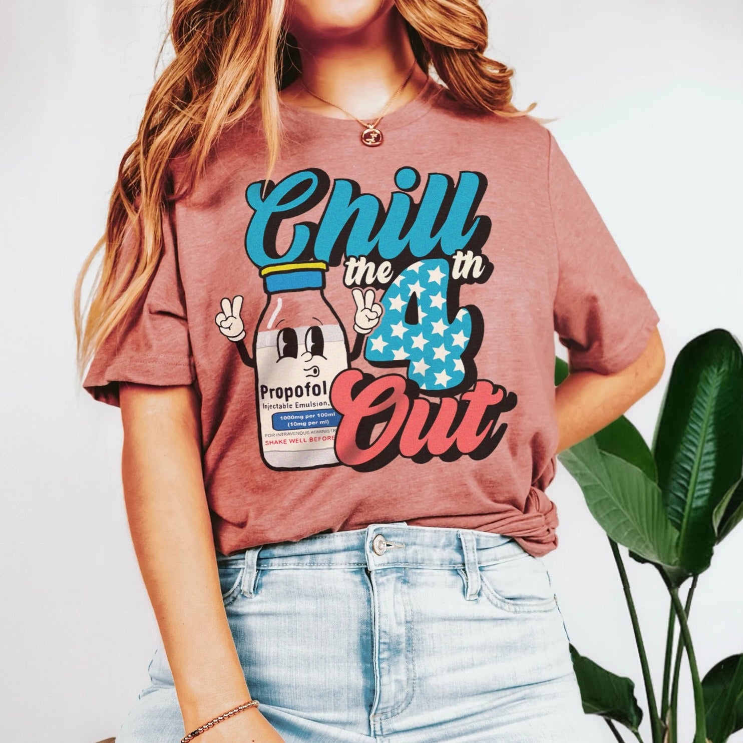 chillthe4thoutpropofolmauve Chill the Fourth Out Propofol T-Shirt - Image 11