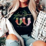 Christmas Hospital Socks T-Shirt - Image 5