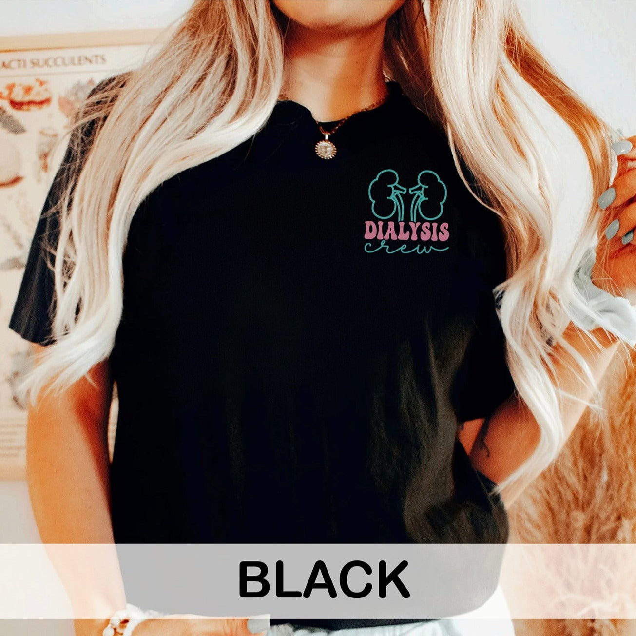 dialysiscrewcolors_58c658aa-ce4c-43d7-928d-94e7404ee324 Beautiful Day to Remove Toxins (with front text) T-Shirt - Image 10