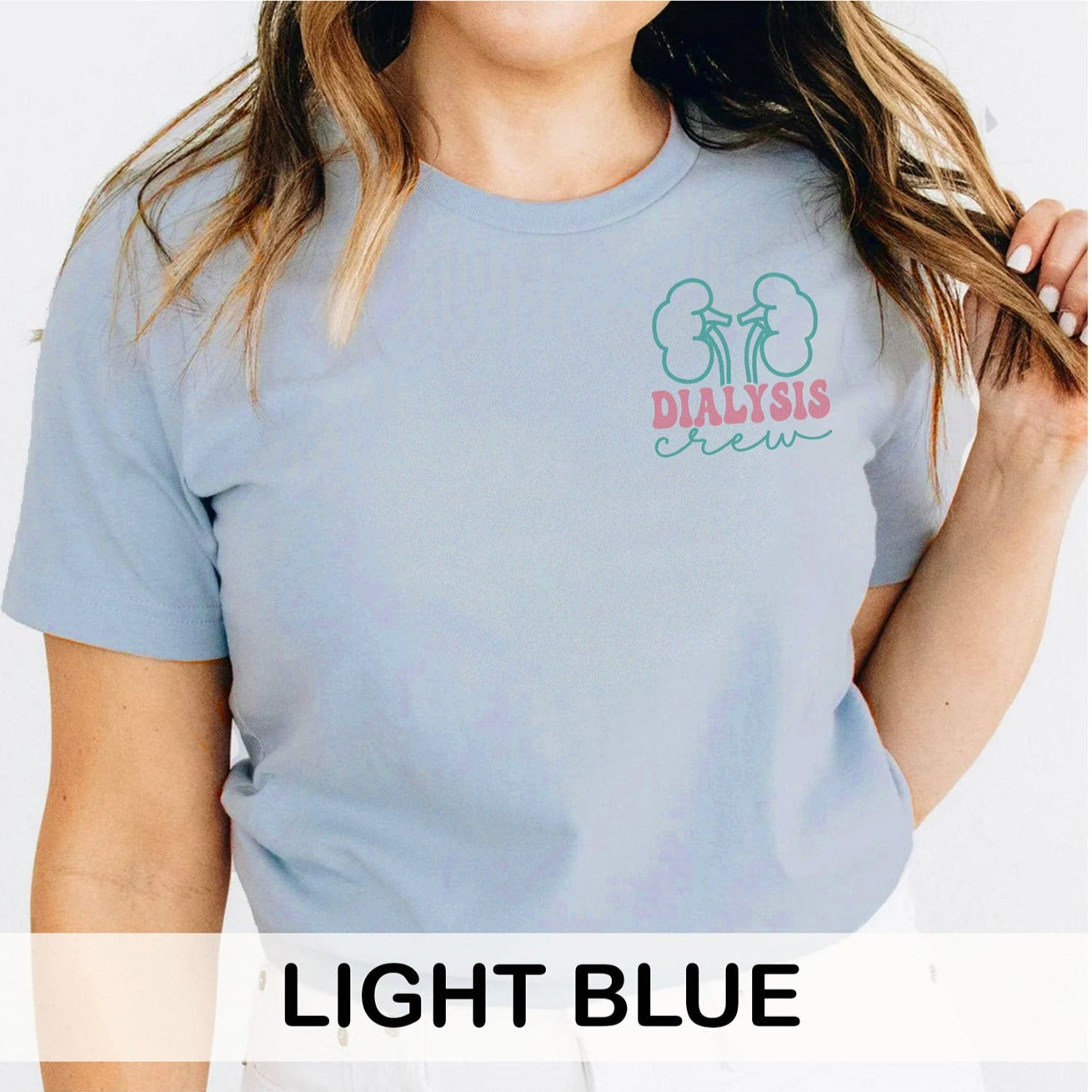 dialysiscrewcolors_a9c94bdd-b38b-4705-8489-769e3d9dcafc Beautiful Day to Remove Toxins (with front text) T-Shirt - Image 11