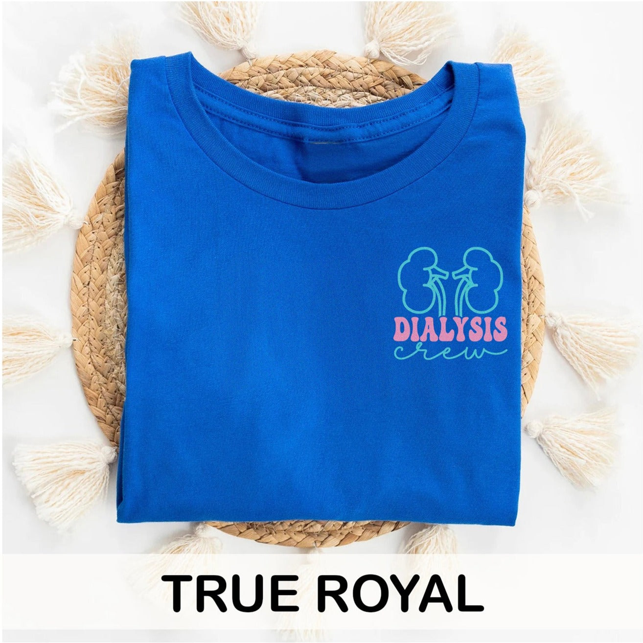 dialysiscrewcolors_b7de8892-d759-4c8e-91a4-2da5a3491fdd Beautiful Day to Remove Toxins (with front text) T-Shirt - Image 8