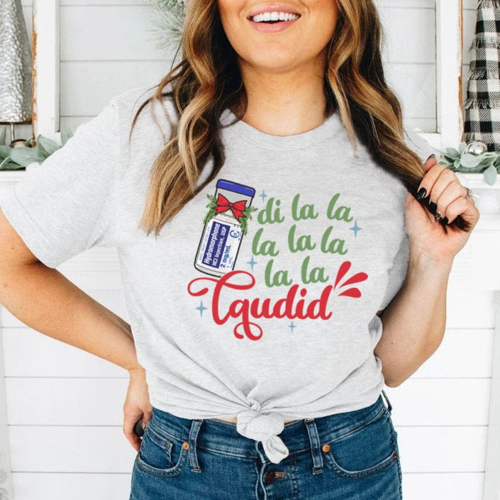 dilaudidxmasash Di La La Laudid Christmas T-Shirt - Image 2