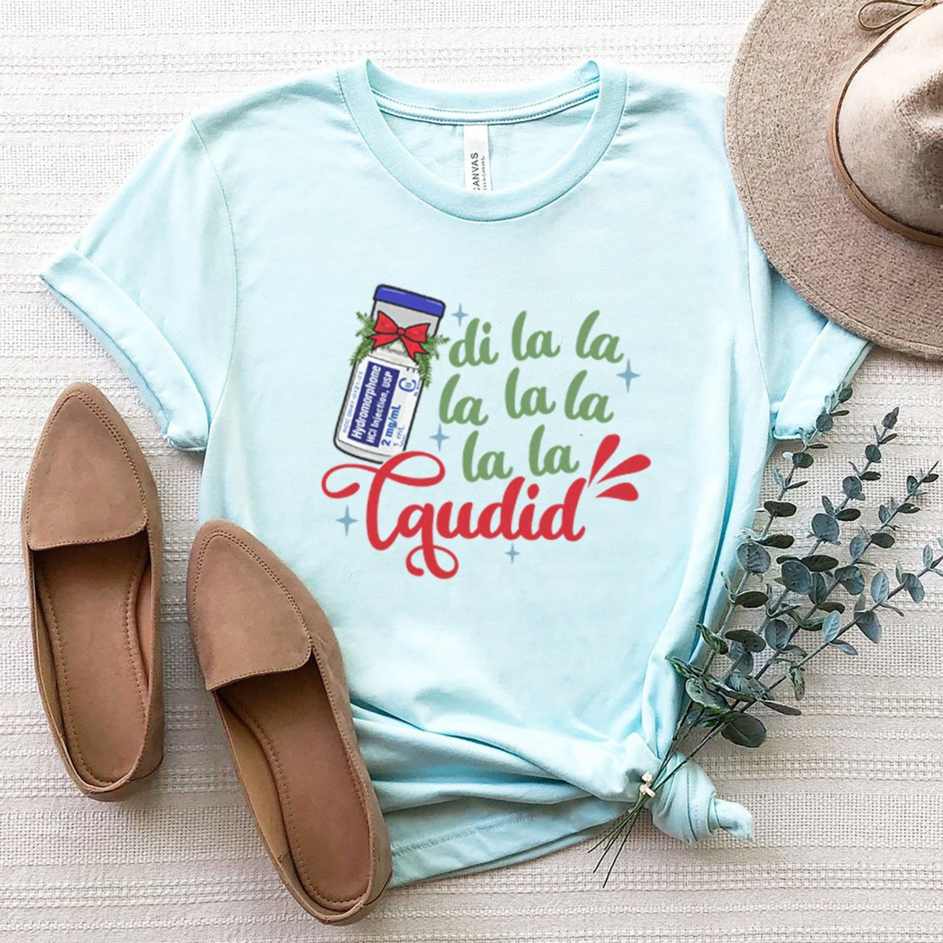 dilaudidxmasice Di La La Laudid Christmas T-Shirt - Image 6