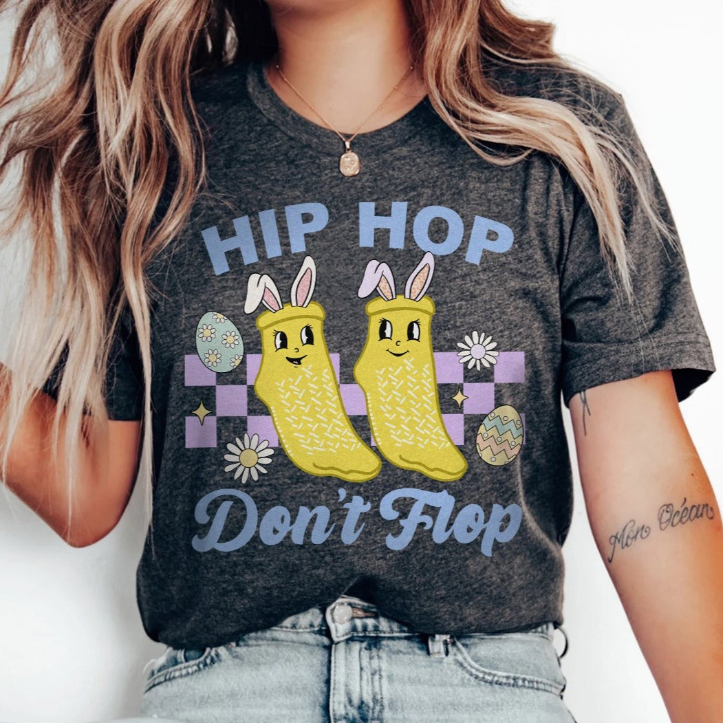 don_tflopdarkgrey Hip Hop Don't Flop T-Shirt - Image 5