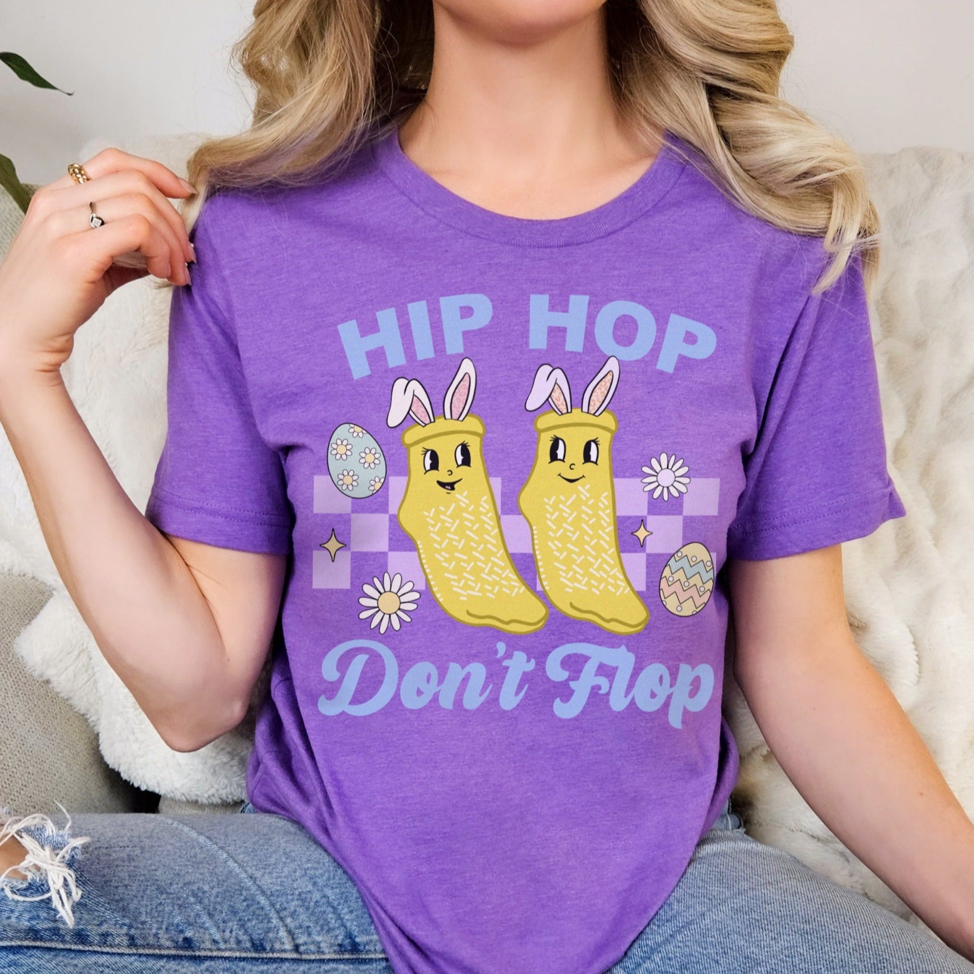 dontfloppurple Hip Hop Don't Flop T-Shirt - Image 6