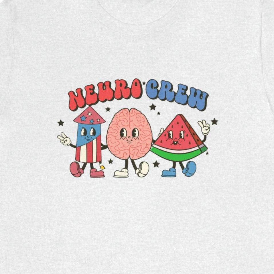 f07f3311067ecc5474a4a2885777c618 Retro Neuro Crew July 4th T-Shirt - Image 5
