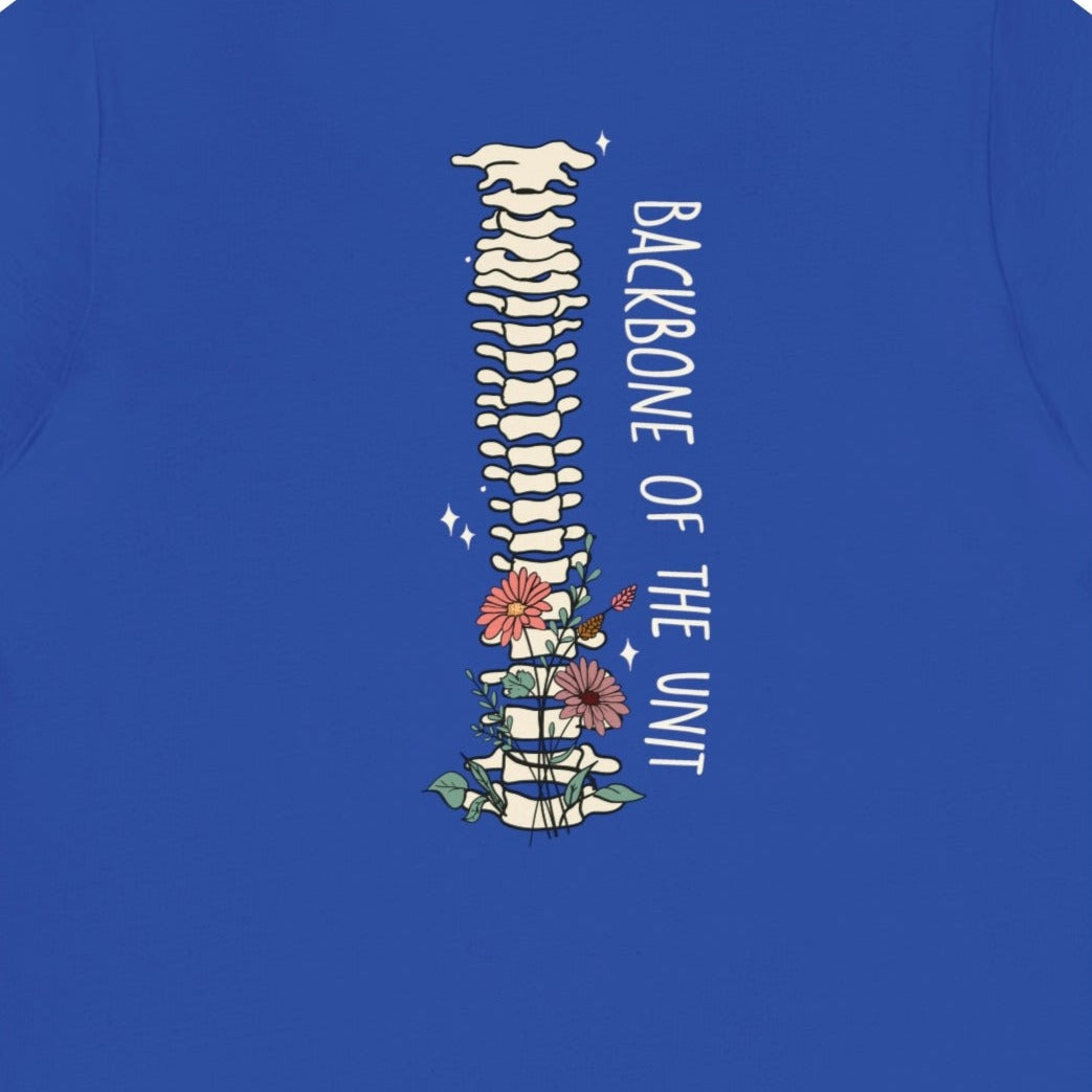 f32836a7c273a8e031dad1402ea0f0e7 Backbone of the Unit T-Shirt (with Front Text) - Image 8