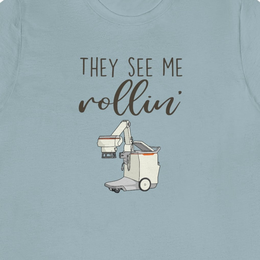 f60a862d9fbd041dd99784b7b016adeb They See Me Rollin' Portable Xray T-Shirt - Image 4