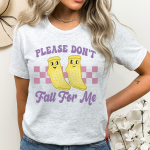 Don't Fall For Me Yellow Grippy Socks T-Shirt - Image 6