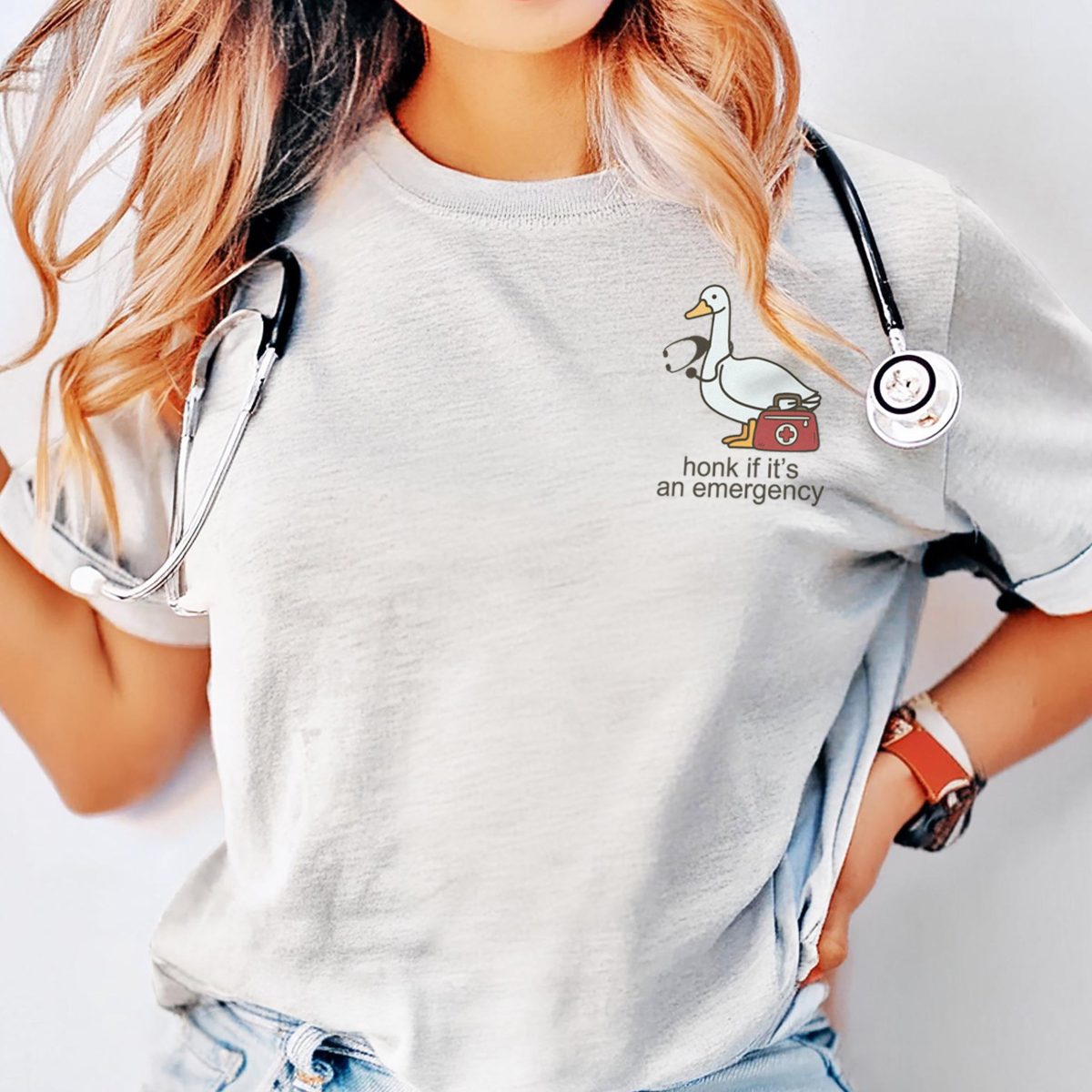 Honk If It's An Emergency T-Shirt - Image 2