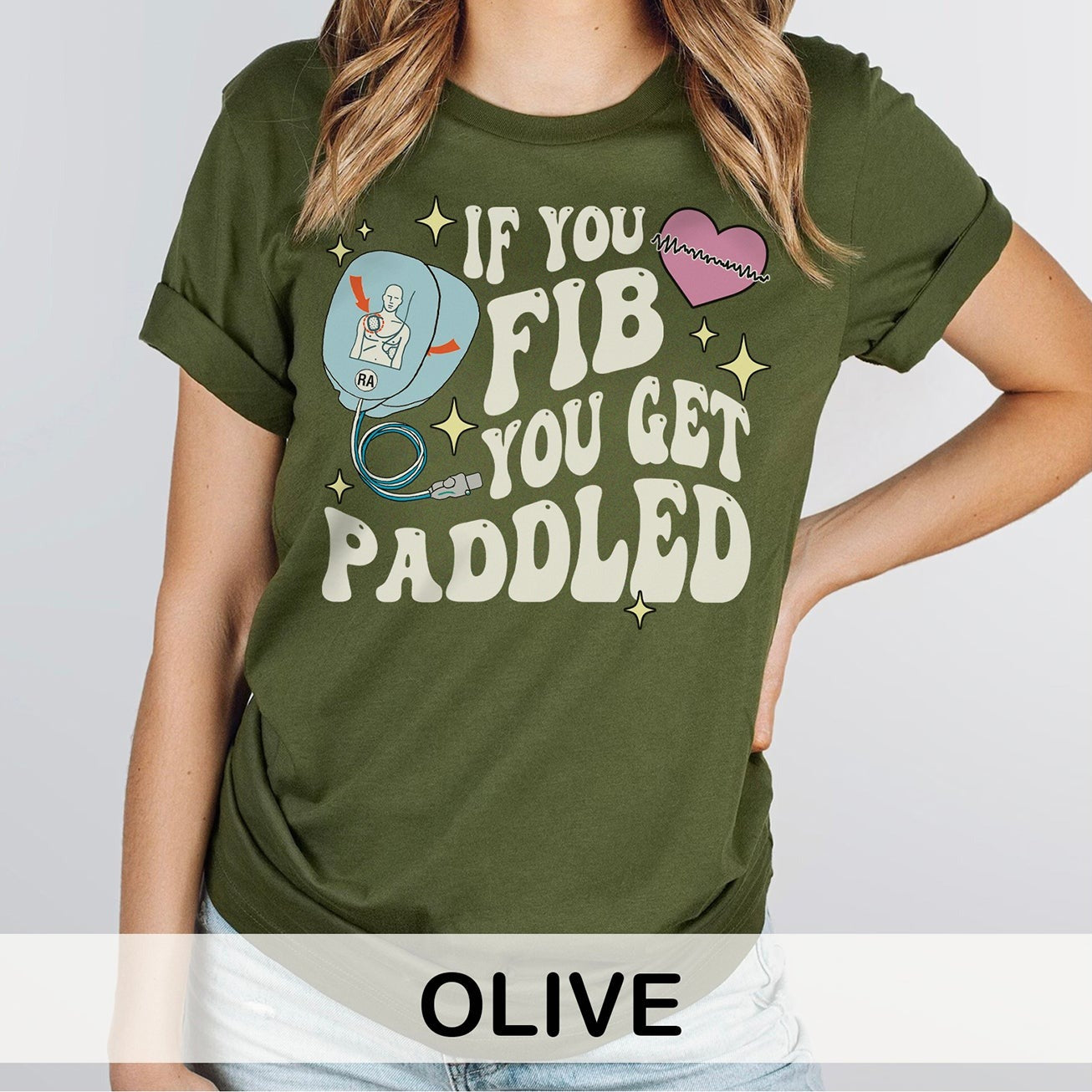 fibyougetpaddledcolors If You Fib You Get Paddled T-Shirt - Image 4