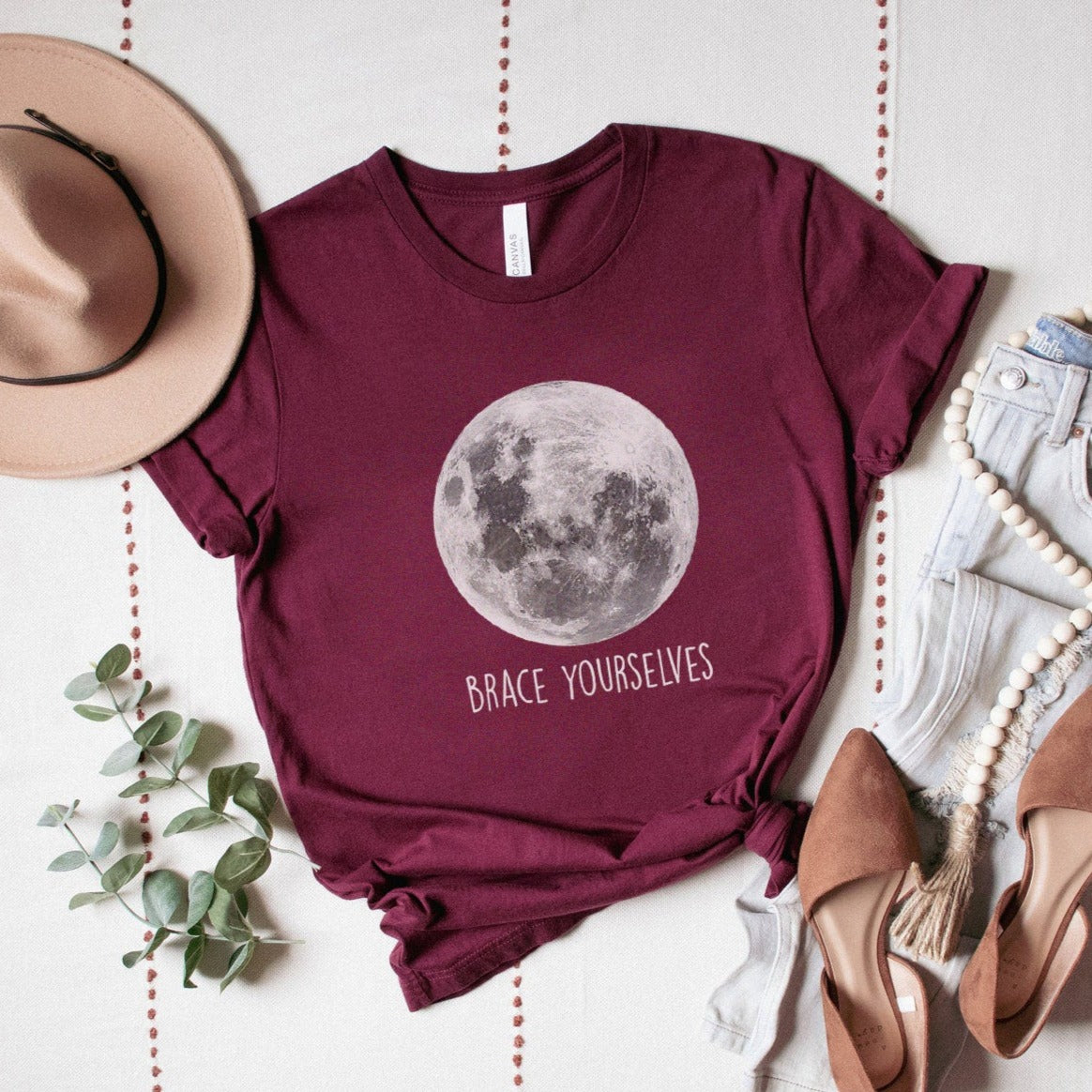fullmoonmaroon Full Moon Brace Yourselves T-shirt - Image 9