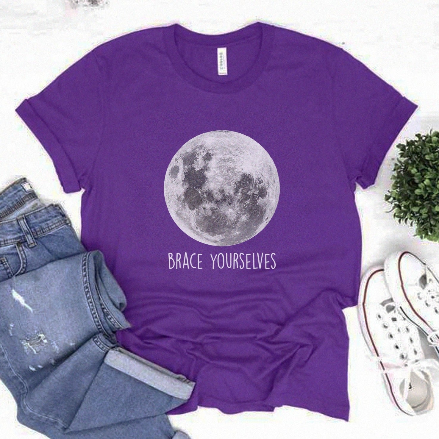 fullmoonpurple Full Moon Brace Yourselves T-shirt - Image 8