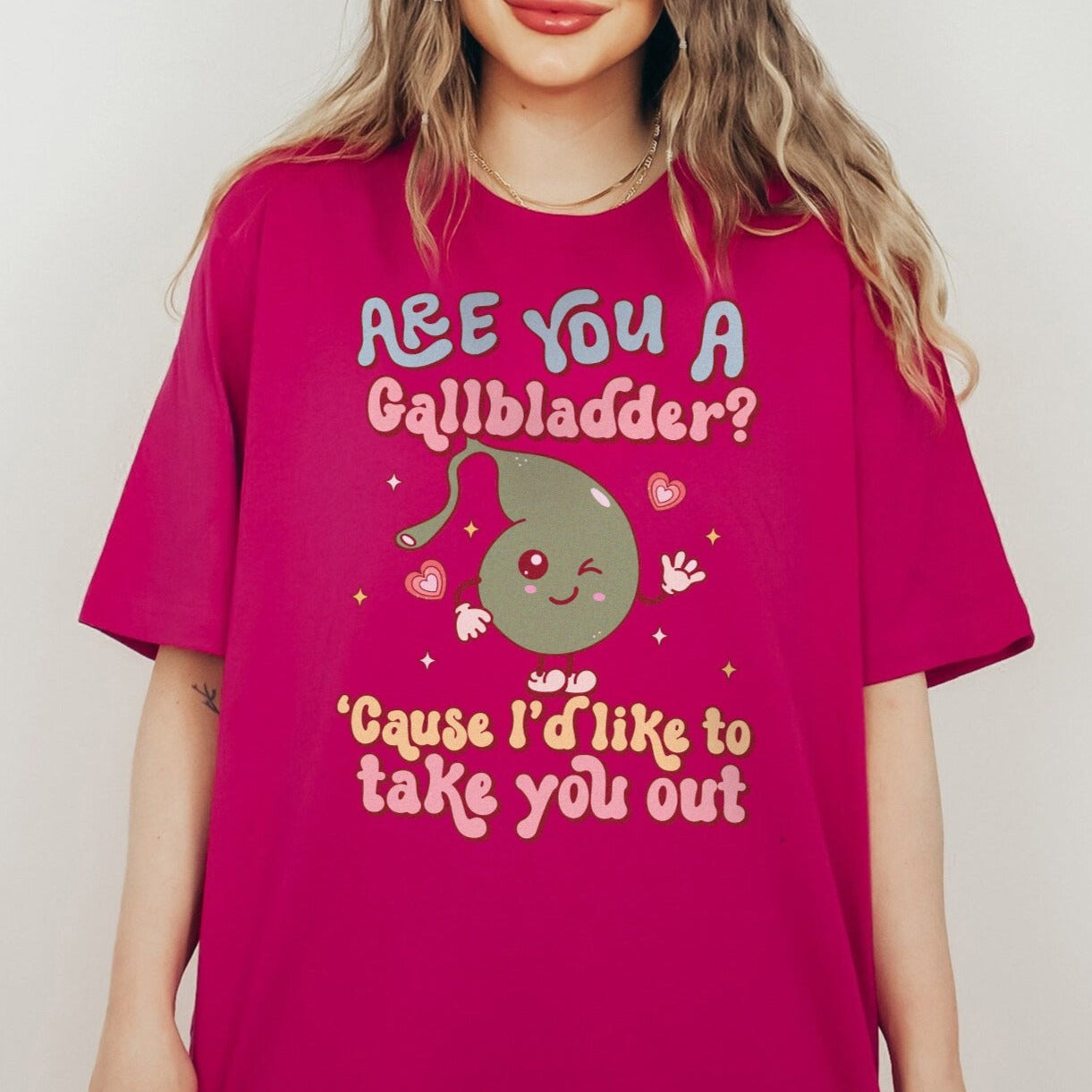 gallbladderberry Gallbladder Valentine's Day T-Shirt - Image 3