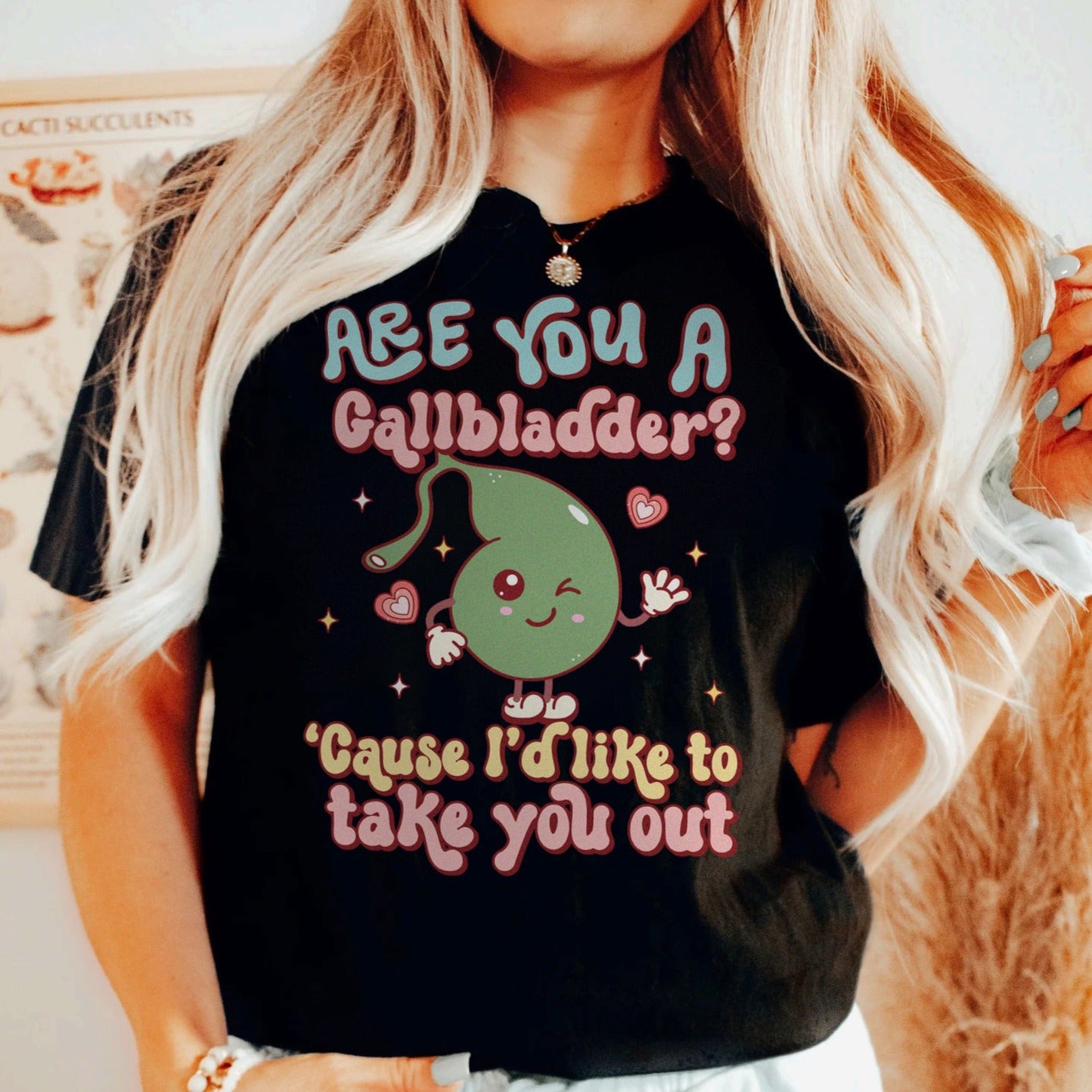 gallbladderblack Gallbladder Valentine's Day T-Shirt - Image 4
