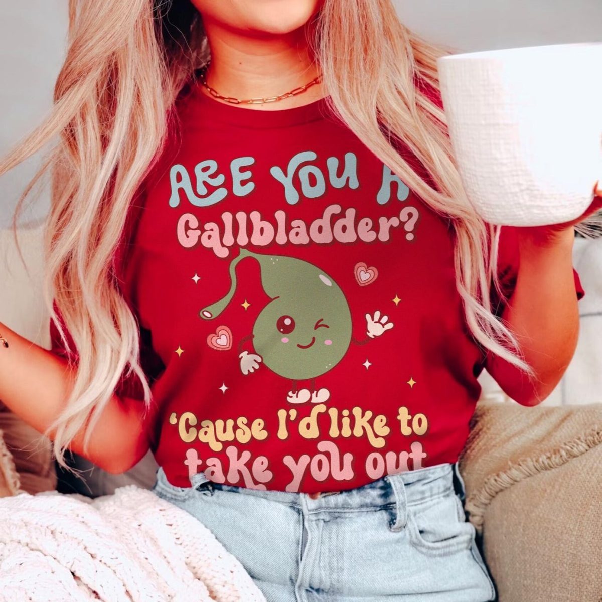 Gallbladder Valentine's Day T-Shirt - Image 8