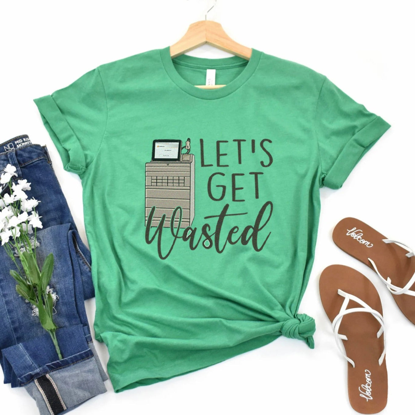 getwastedgreencopy Let's Get Wasted Pyxis T-shirt - Image 5