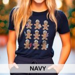 Gingerbread Nurses in a Row T-Shirt - Image 11