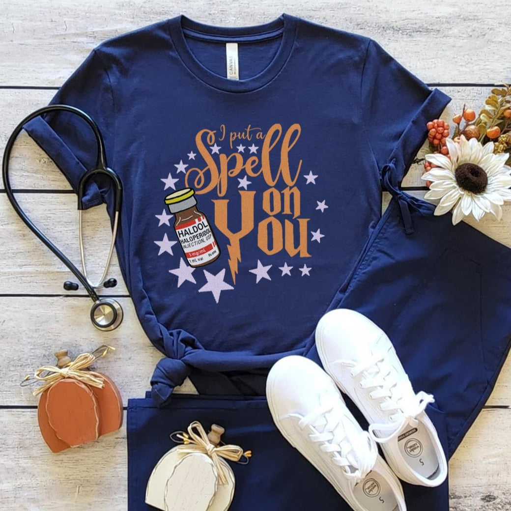 haldolspellnavy Haldol Spell On You T-Shirt - Image 5