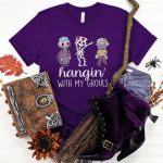 Hangin' with my Ghouls Healthcare Worker T-Shirt - Image 7