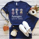 Hangin' with my Ghouls Healthcare Worker T-Shirt - Image 6