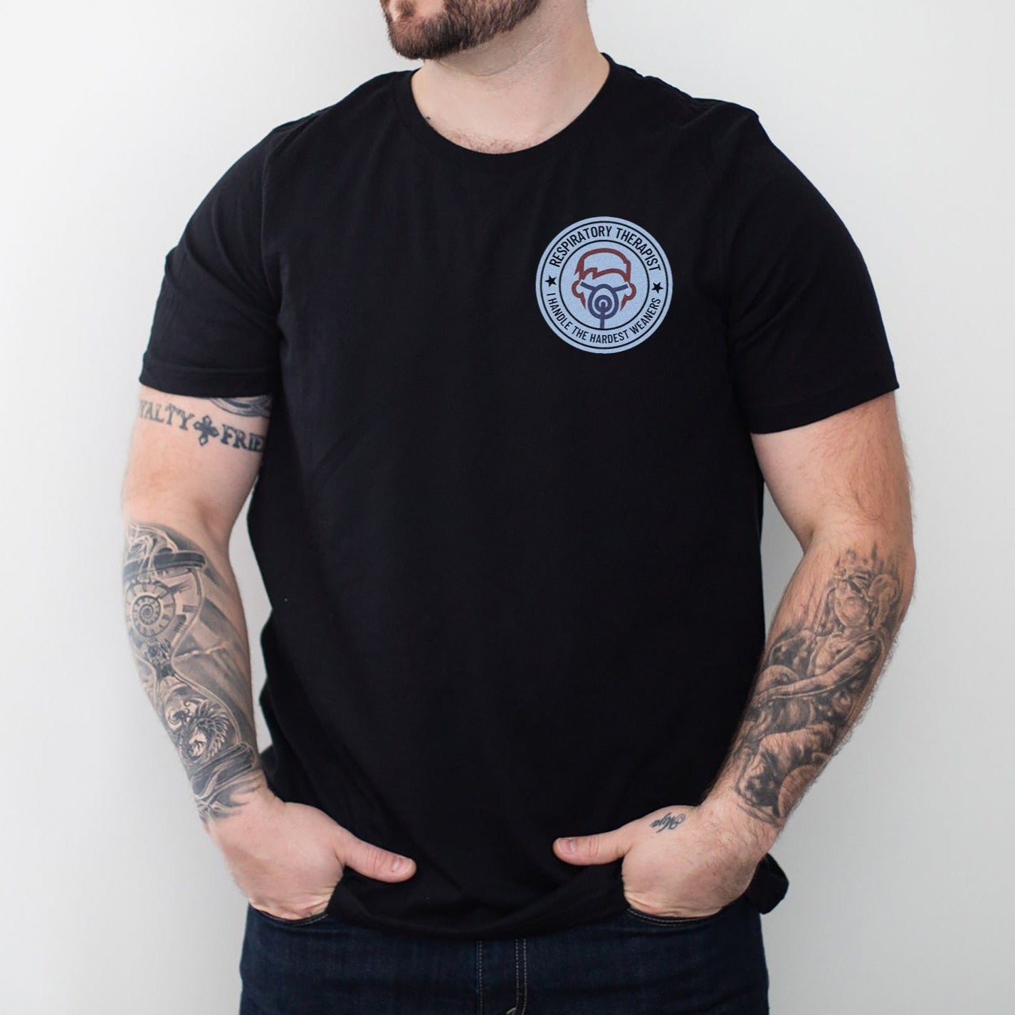hardestweanersblack I Handle the Hardest Weaners Minimalist T-Shirt - Image 4