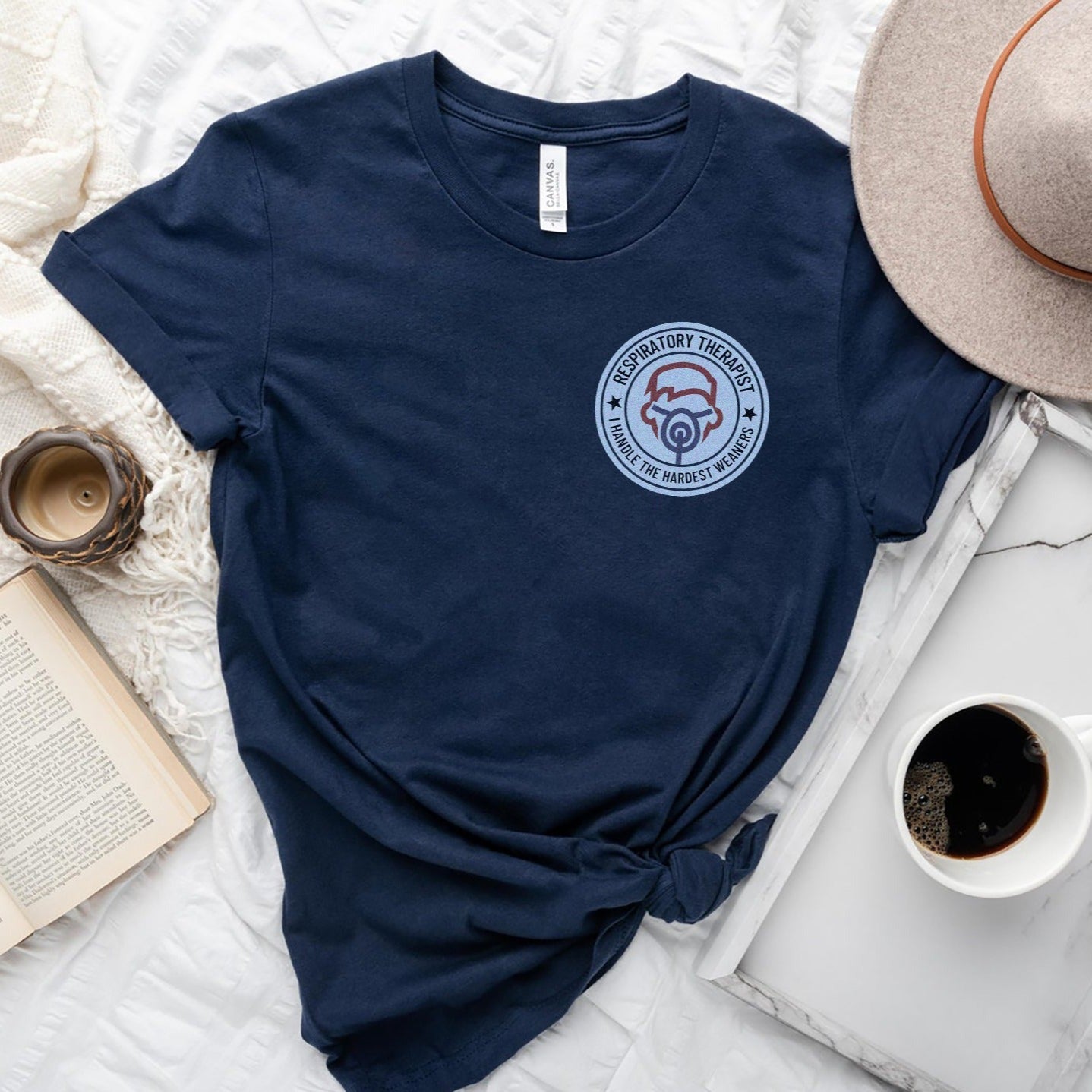 hardestweanersnavy I Handle the Hardest Weaners Minimalist T-Shirt - Image 8