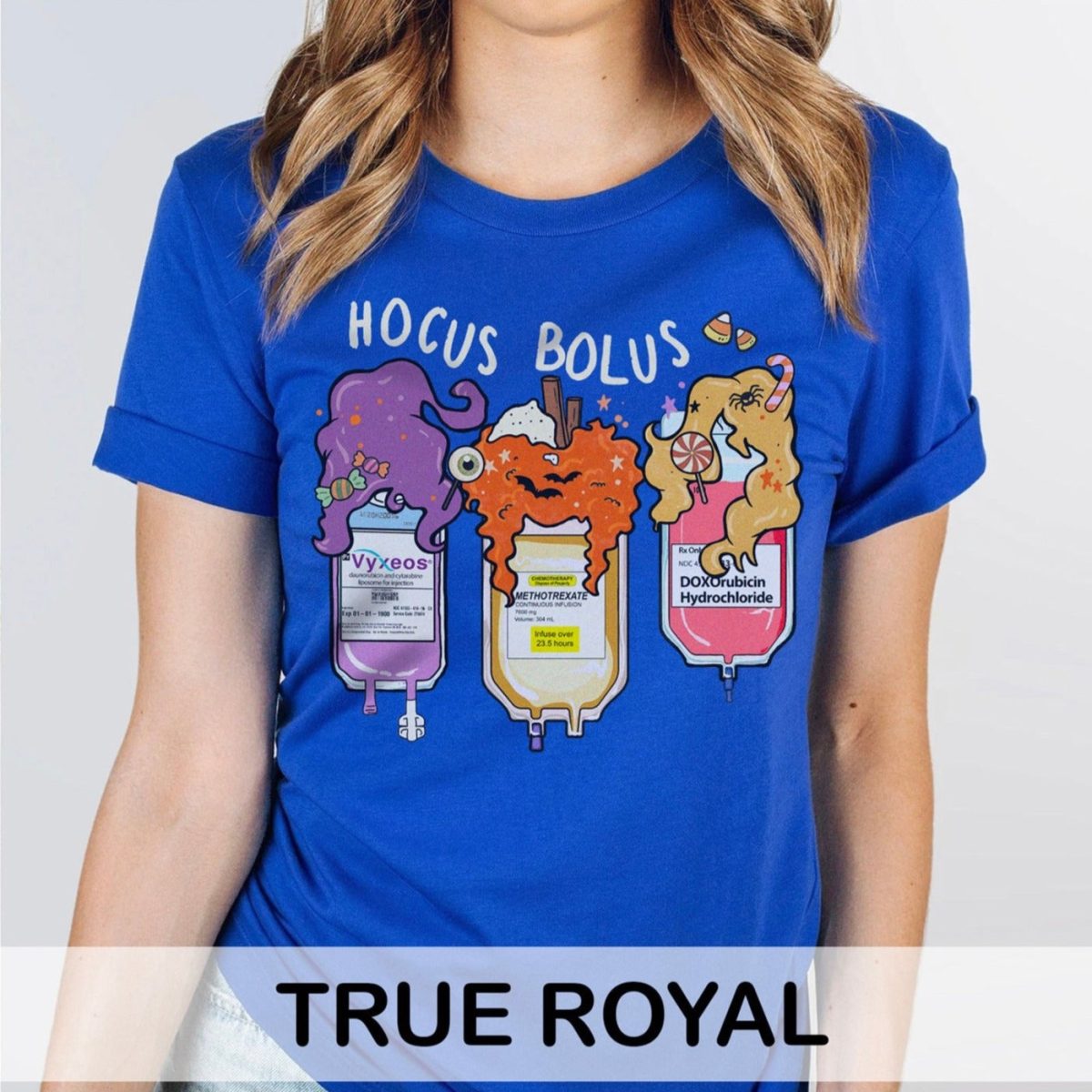 Hocus Bolus Trio - Oncology Edition T-Shirt - Image 9