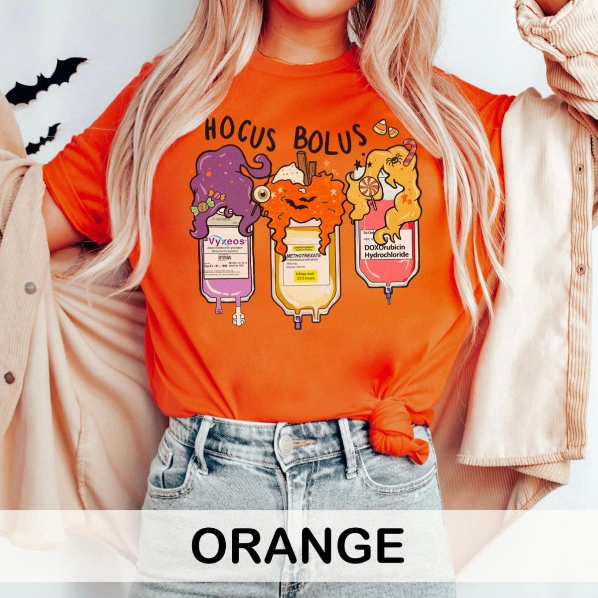 Hocus Bolus Trio - Oncology Edition T-Shirt - Image 4