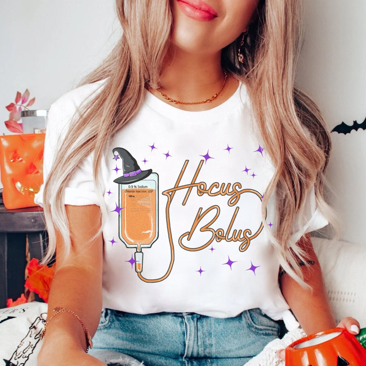 hocusboluswhite Hocus Bolus T-Shirt - Image 2