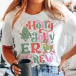 Holly Jolly ER Crew T-Shirt - Image 3