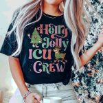 Holly Jolly ICU Crew T-Shirt - Image 2