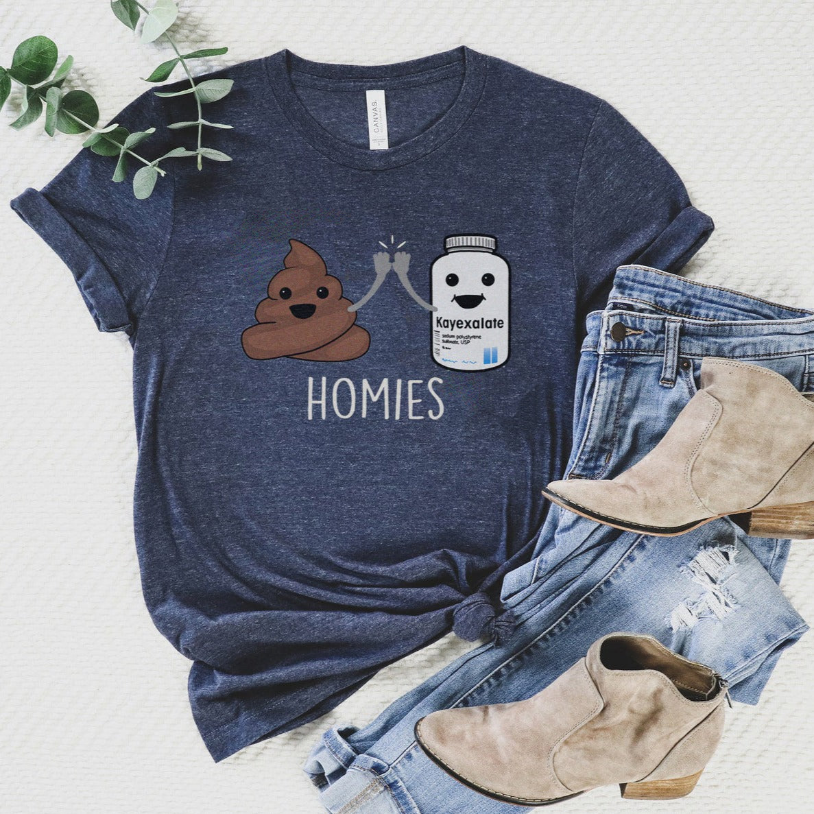 homiesNAVY Kayexelate Homies T-Shirt - Image 7